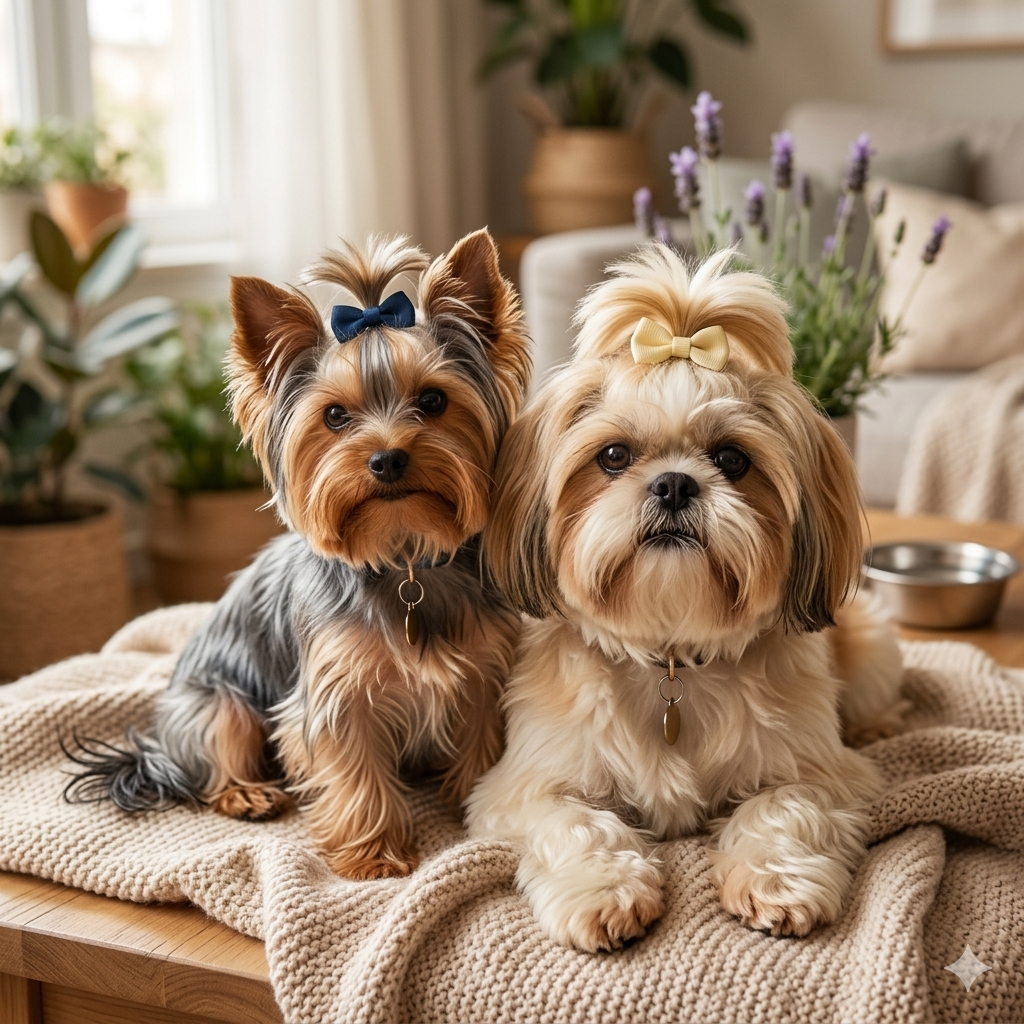 Do Yorkies and Shih Tzus Get Along?